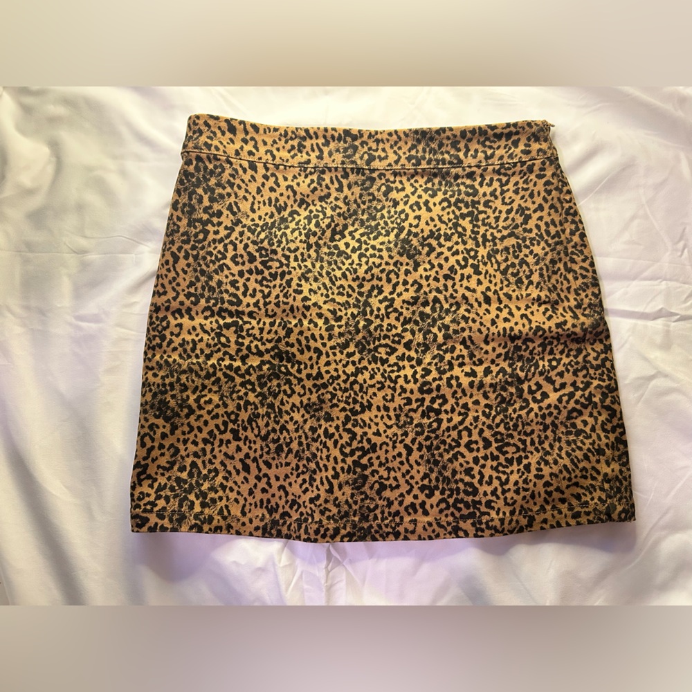 Leopard Print Skirt